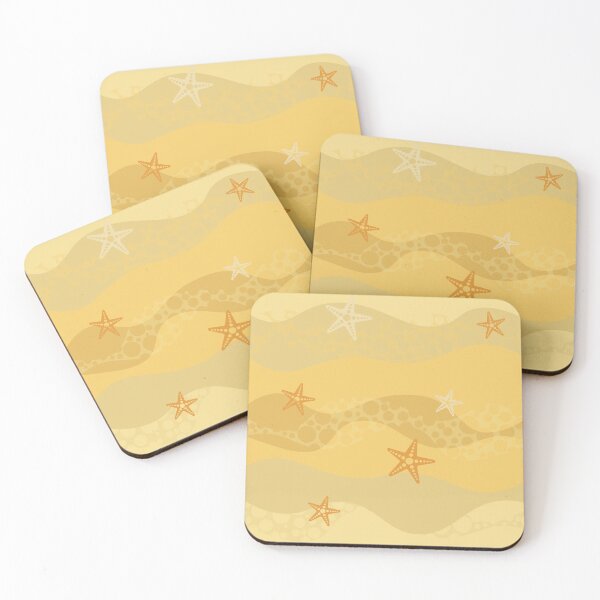Item preview, Cartoon Ocean collection. Sand pattern with sea stars designed and sold by AstraDesign.