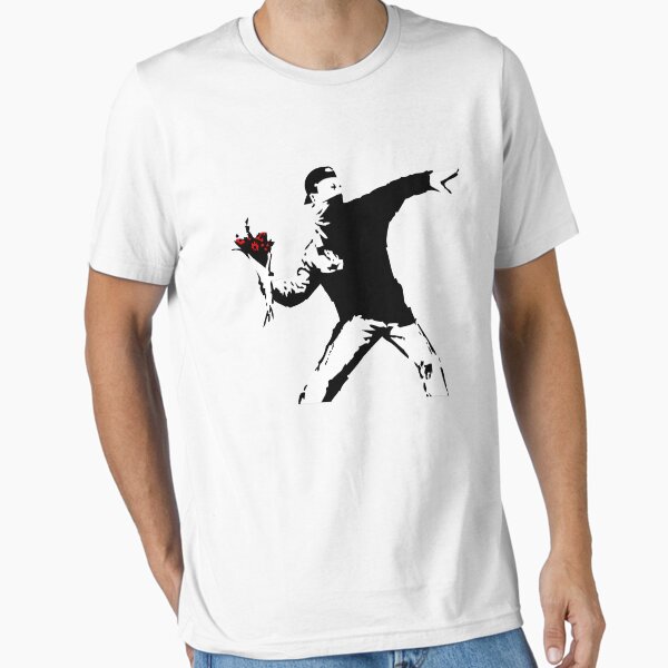 Item preview, Banksy Flower Thrower! designed and sold by ThatMerchStore.