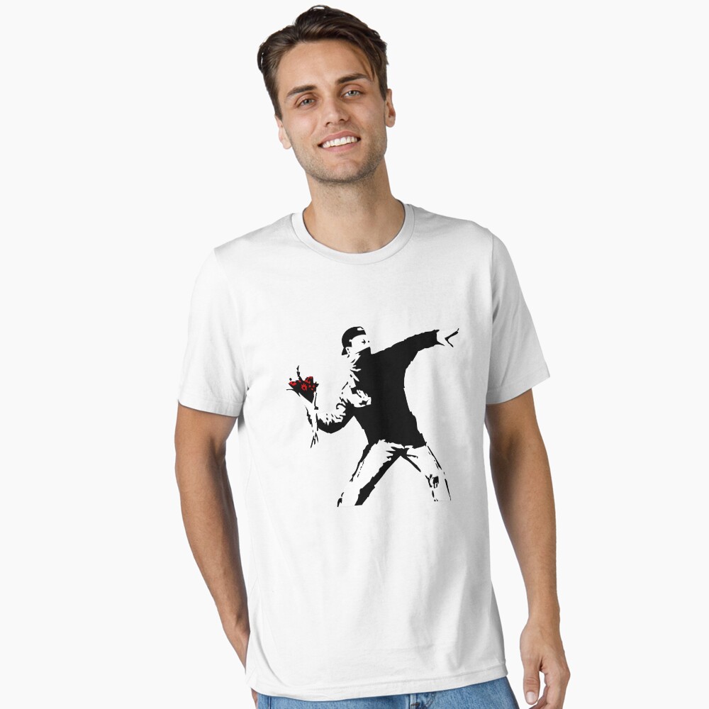 Banksy Flower Thrower! Poster