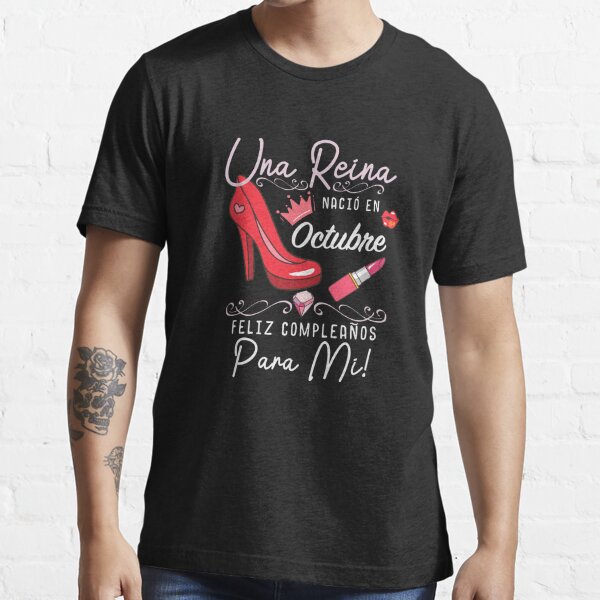 Womens Camisetas Cumpleanos Para Mujer en Marzo spanish print" T-shirt for Sale by maninpos23 | Redbubble | t-shirts - birthday t-shirts - spanish t-shirts