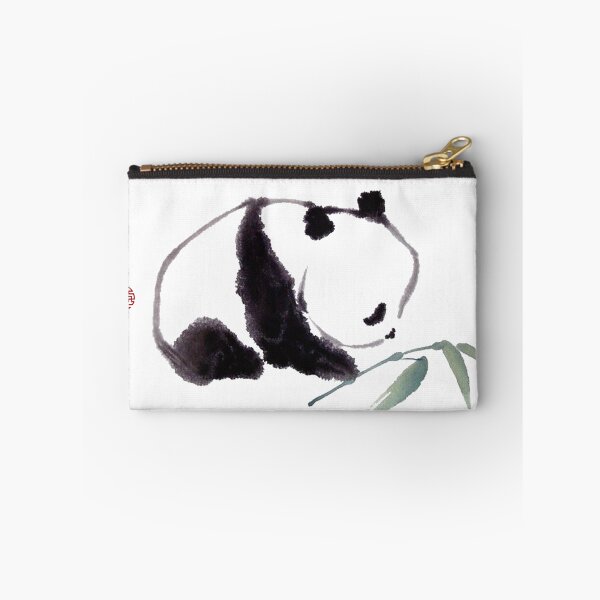 Item preview, Chinese ink painting - panda with bamboo - ink painting panda boy designed and sold by Kallandra.