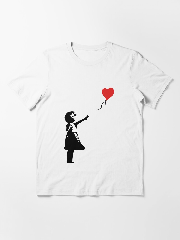 Alternate view of Banksy Letting Love Go! Balloon Girl! Essential T-Shirt