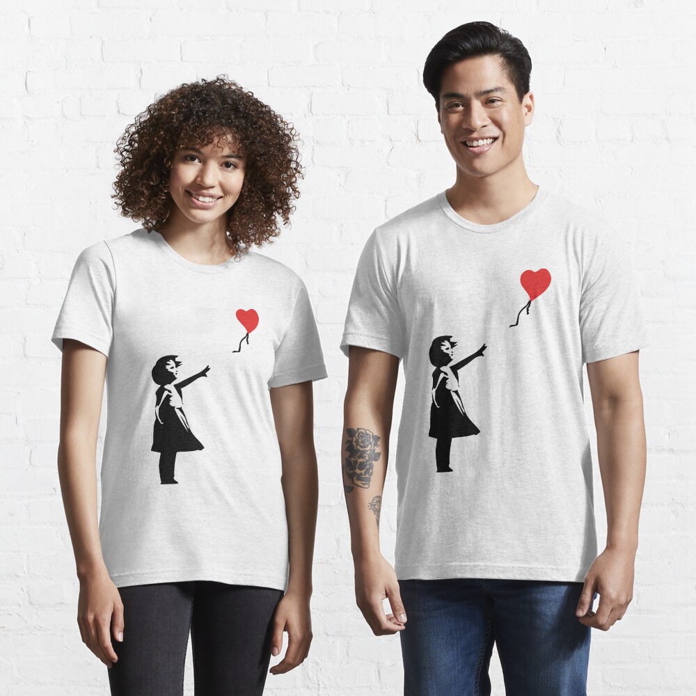 Banksy Letting Love Go! Balloon Girl! Essential T-Shirt