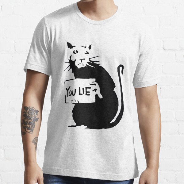 Banksy Rat You Lie! Essential T-Shirt