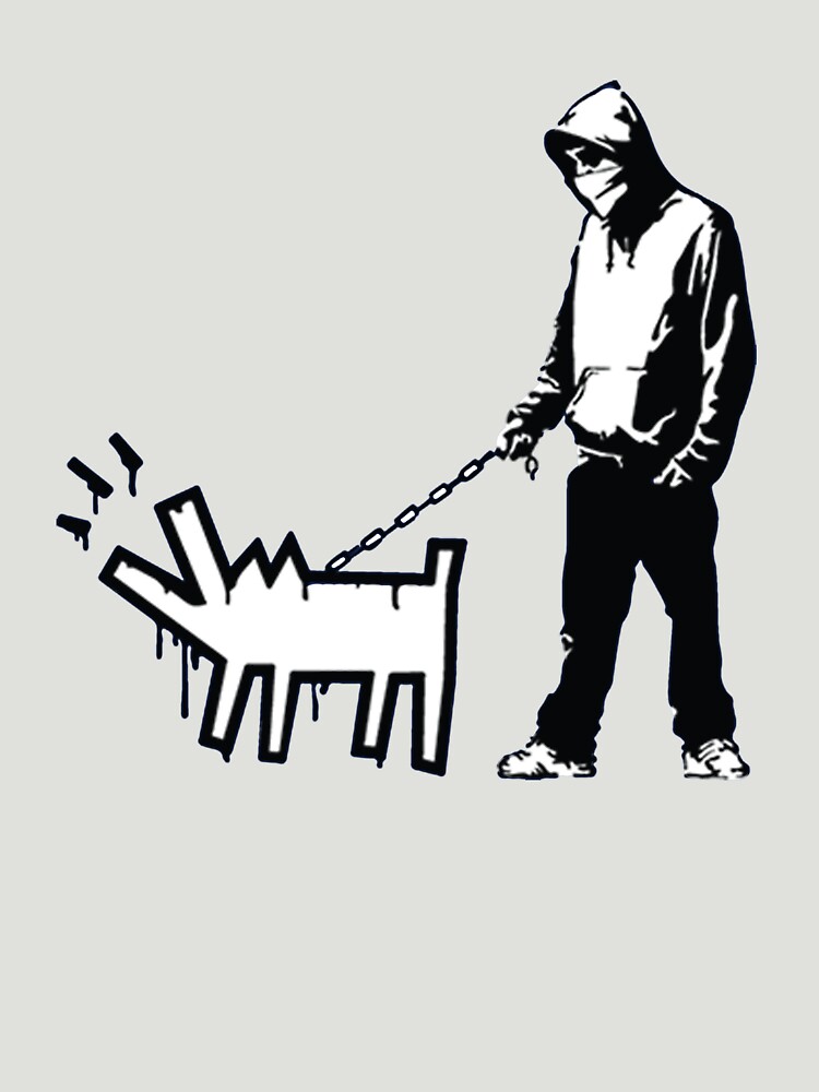Banksy Thug with a Barking Dog! by ThatMerchStore