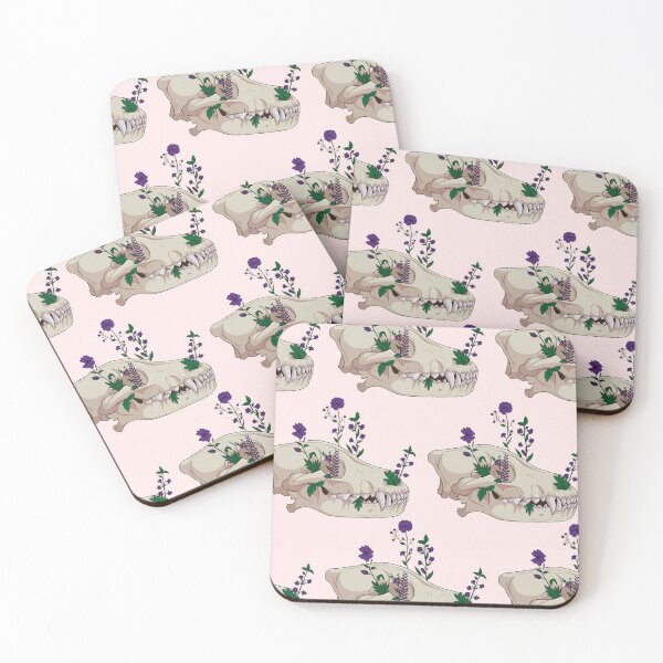 Item preview, Skull and flowers designed and sold by PayneDigitalArt.