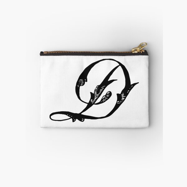 Item preview, Vintage Stylish Black and White Monogram D designed and sold by Vintage-TM.