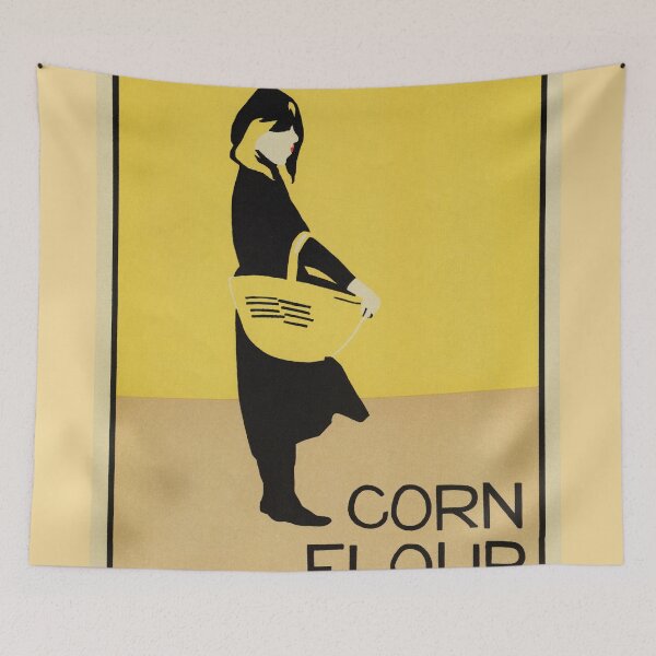 Item preview, Vintage minimalist corn flour ad Beggarstaffs designed and sold by aapshop.