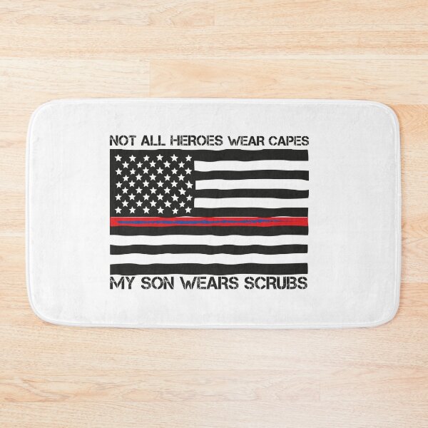 Item preview, Not All Heroes Wear Capes My Son Wears Scrubs designed and sold by hamza1451.