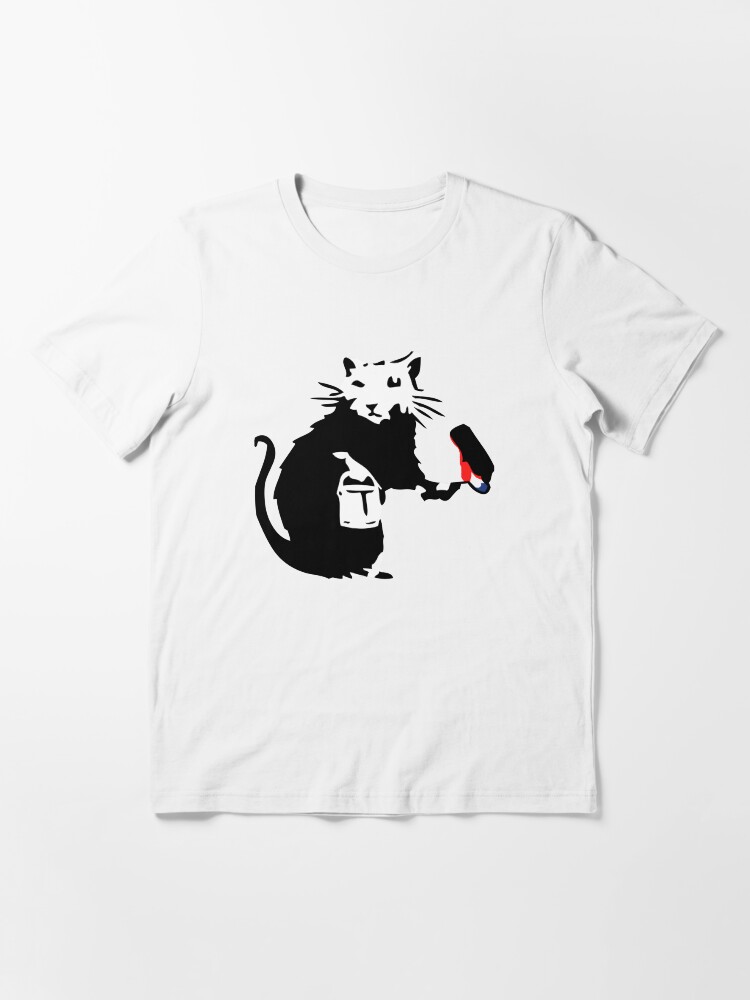 Alternate view of Banksy Graffiti Rat Artist Essential T-Shirt