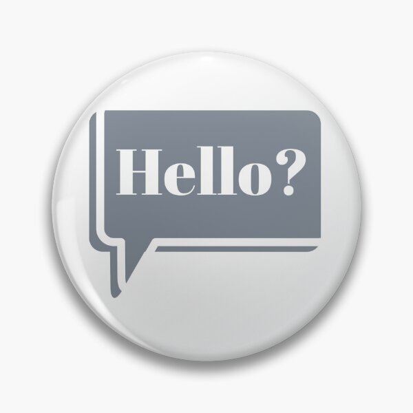 Item preview, Hello Speech Bubble  designed and sold by tall-beets.