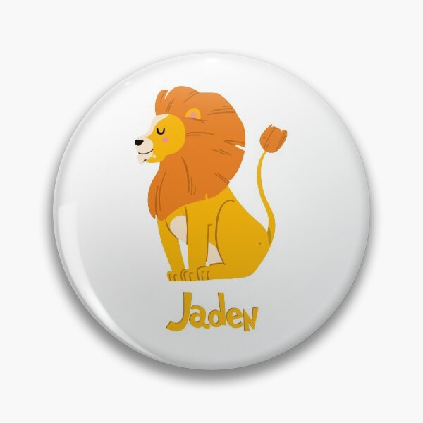 Item preview, Jaden Lion Baby Boy Wild Animal Name designed and sold by HelloFromAja.