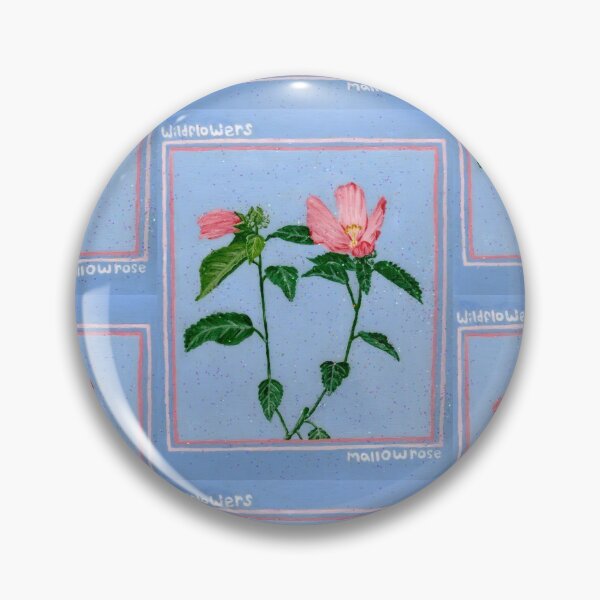 Item preview, wildflowers - mallow rose designed and sold by chillbelugas.