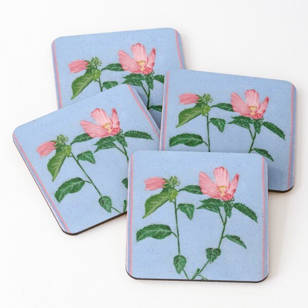Item preview, wildflowers - mallow rose designed and sold by chillbelugas.