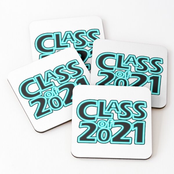 Artikelvorschau, Grad Class of 2021 in Neon Blue entworfen und verkauft von gkillerb.