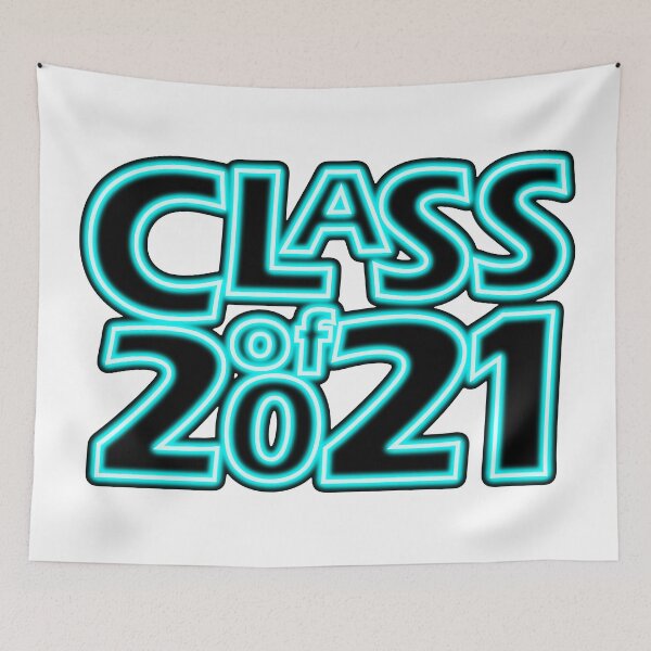 Item preview, Grad Class of 2021 in Neon Blue designed and sold by gkillerb.