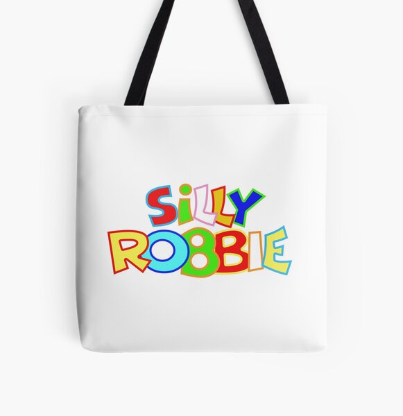Silly Robbie Tote Logo All Over Print Tote Bag
