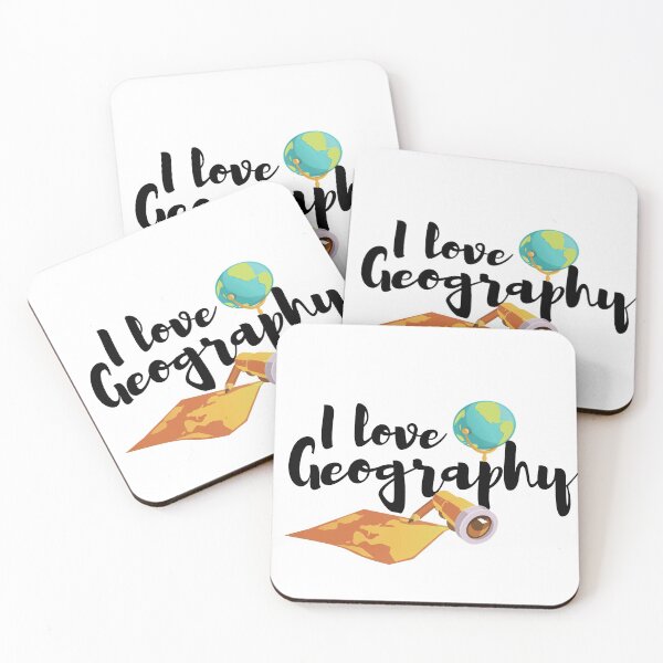 Item preview, I love geography / geography lover designed and sold by GLOW BUYGLOW.