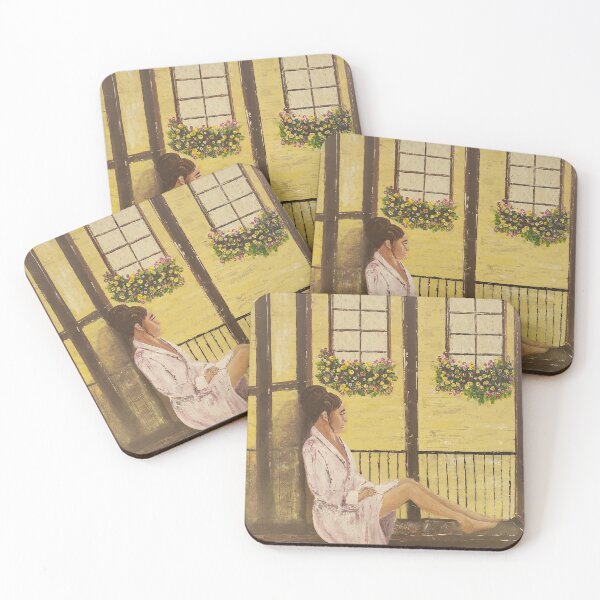 Item preview, Young Woman Waiting in the WIndow designed and sold by LivingArtBrenda.