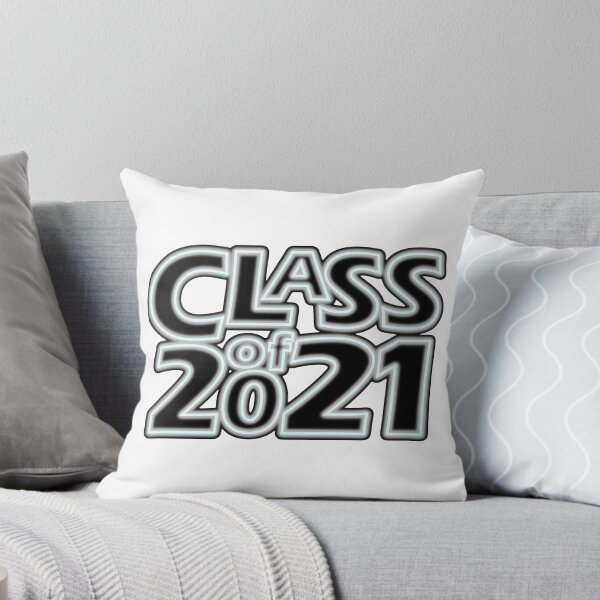 Item preview, Grad Class of 2021 in Neon Ghostlight (Very Light Blue on Silver) designed and sold by gkillerb.