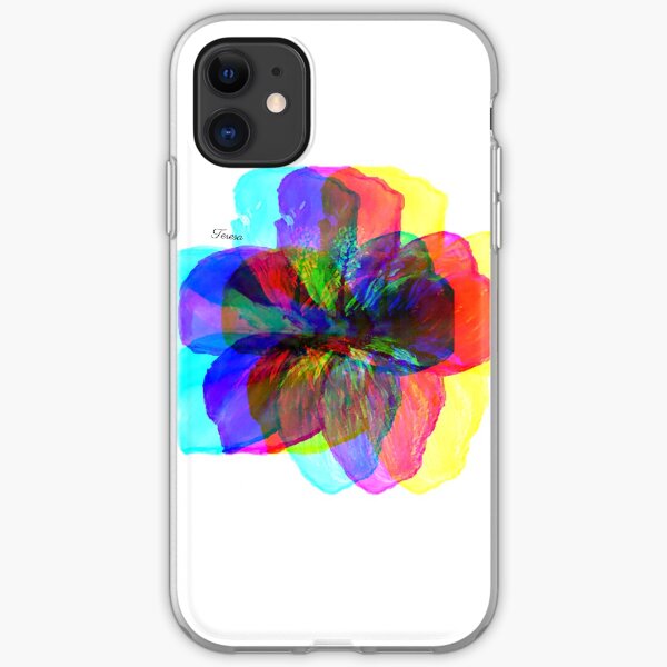 Rainbow Flower iPhone Soft Case