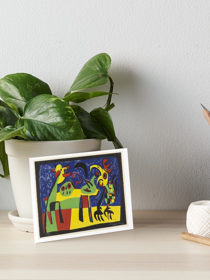 dog barking at the moon joan miro