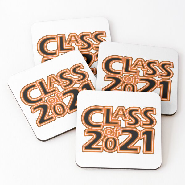 Artikelvorschau, Grad Class of 2021 in Neon Orange entworfen und verkauft von gkillerb.