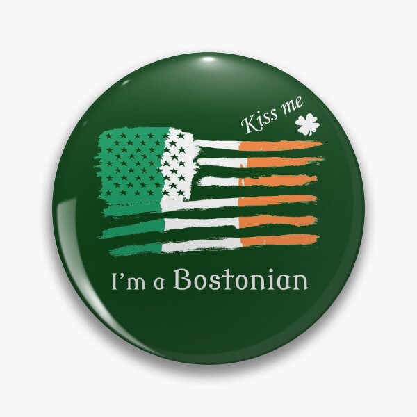 Item preview, Bostonian Irish American Flag  designed and sold by MephobiaDesigns.