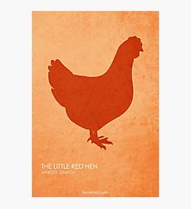Lámina fotográfica La pequeña gallina roja