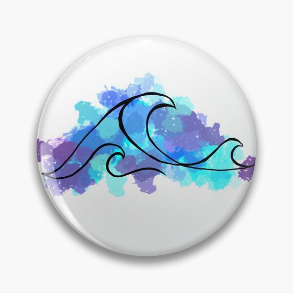 Wave and Splash Pin