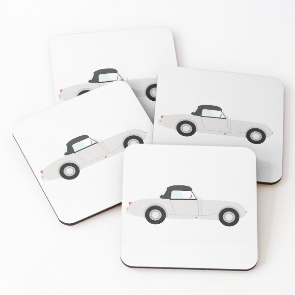 Item preview, Austin Healey Sprite MK1 'Frogeye/Bugeye' Sports Classic Car (Old English White) with Hardtop designed and sold by JHMimaging.