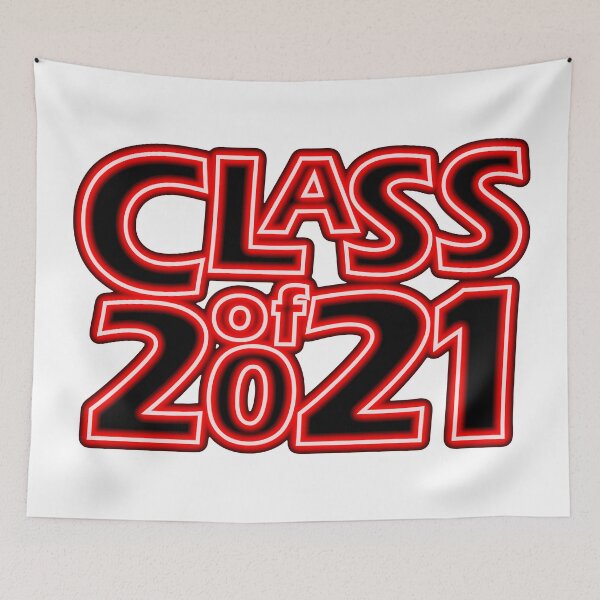 Item preview, Grad Class of 2021 in Neon Red designed and sold by gkillerb.