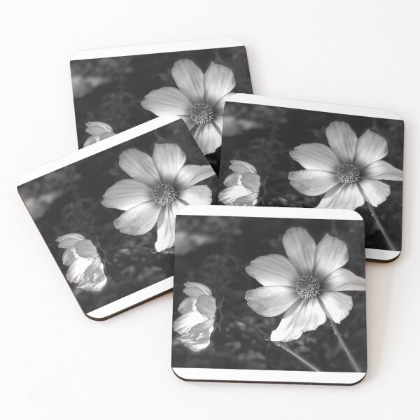 Item preview, black and white flowers designed and sold by BBrightman.