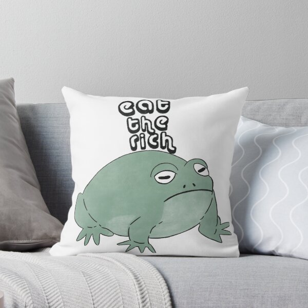 Item preview, frog eat the rich designed and sold by avaecreates.
