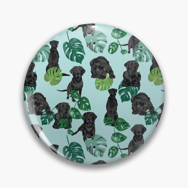 Item preview, Black Labrador Tropical designed and sold by ArtofACoonhound.
