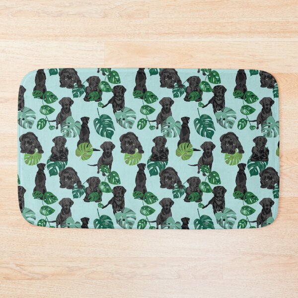 Item preview, Black Labrador Tropical designed and sold by ArtofACoonhound.