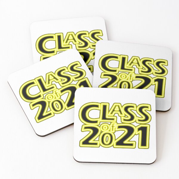Artikelvorschau, Grad Class of 2021 in Neon Yellow entworfen und verkauft von gkillerb.