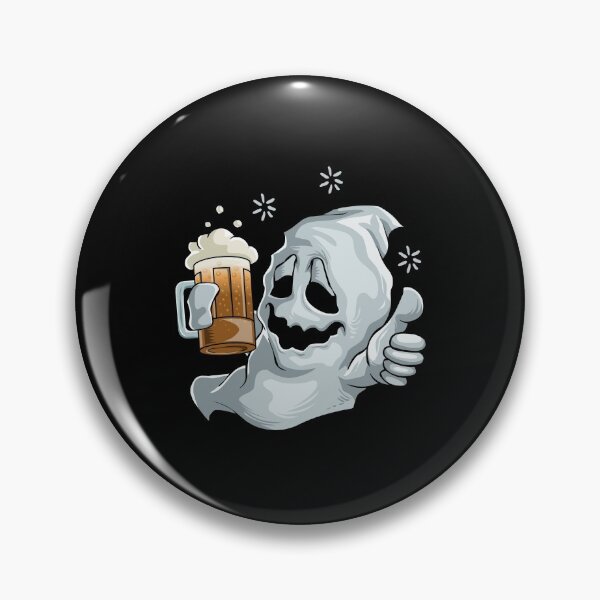 Item preview, Drunk Ghost Halloween designed and sold by Bendthetrend.