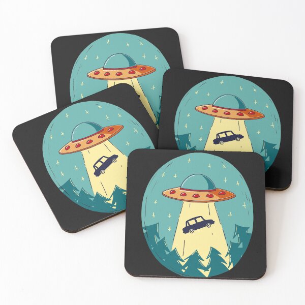 UFO Coasters (Set of 4)