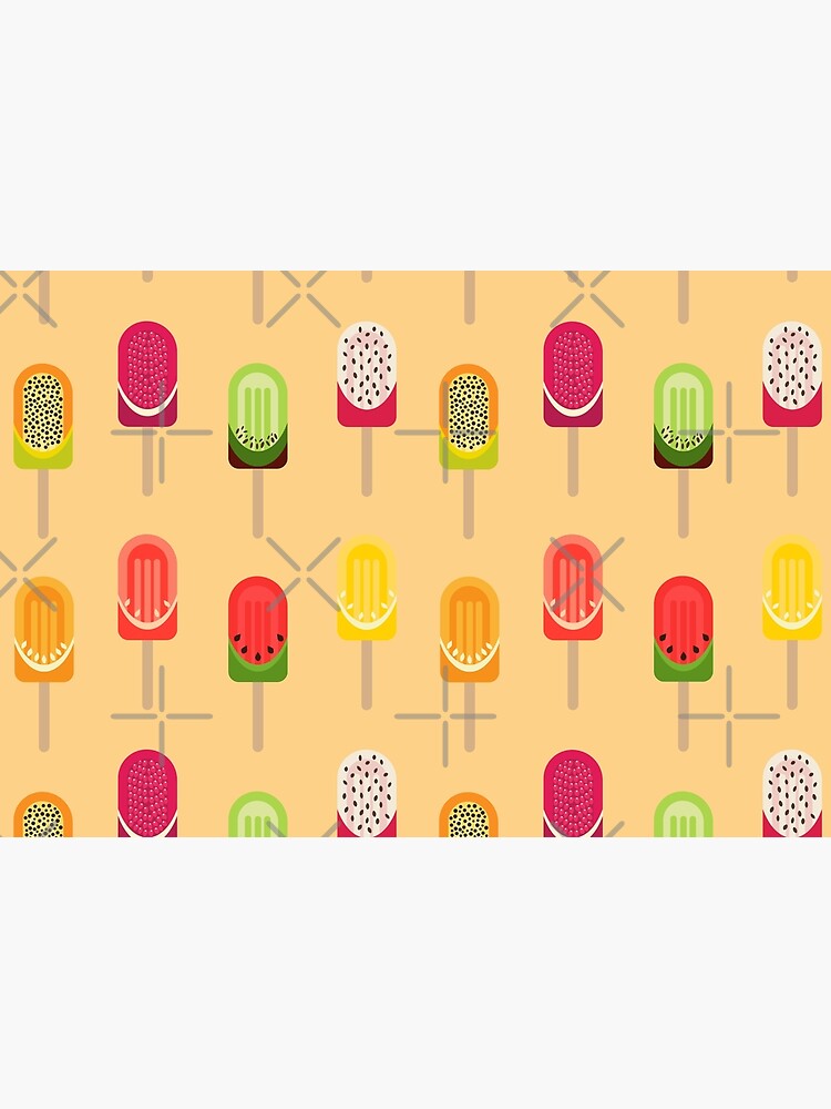 Fruit popsicles - Warm Yellow by PrintablesP