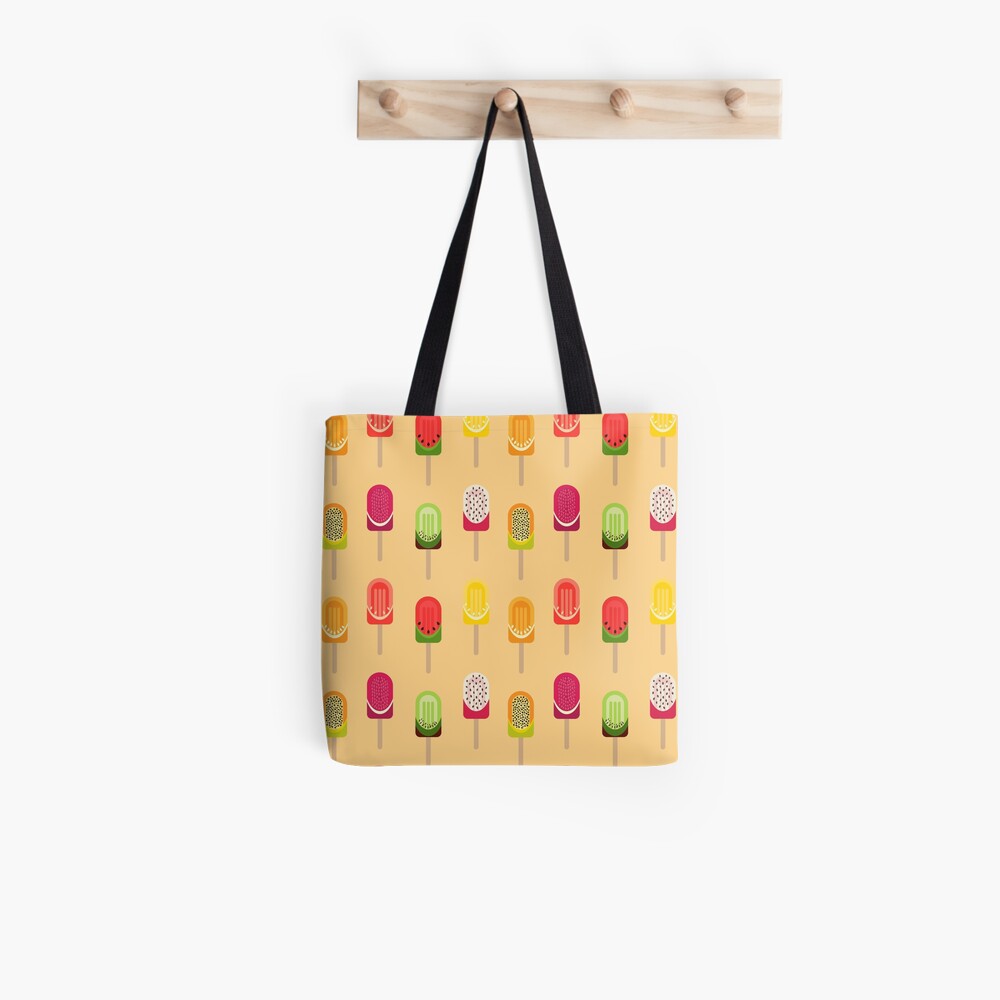 Fruit popsicles - Warm Yellow Tote Bag
