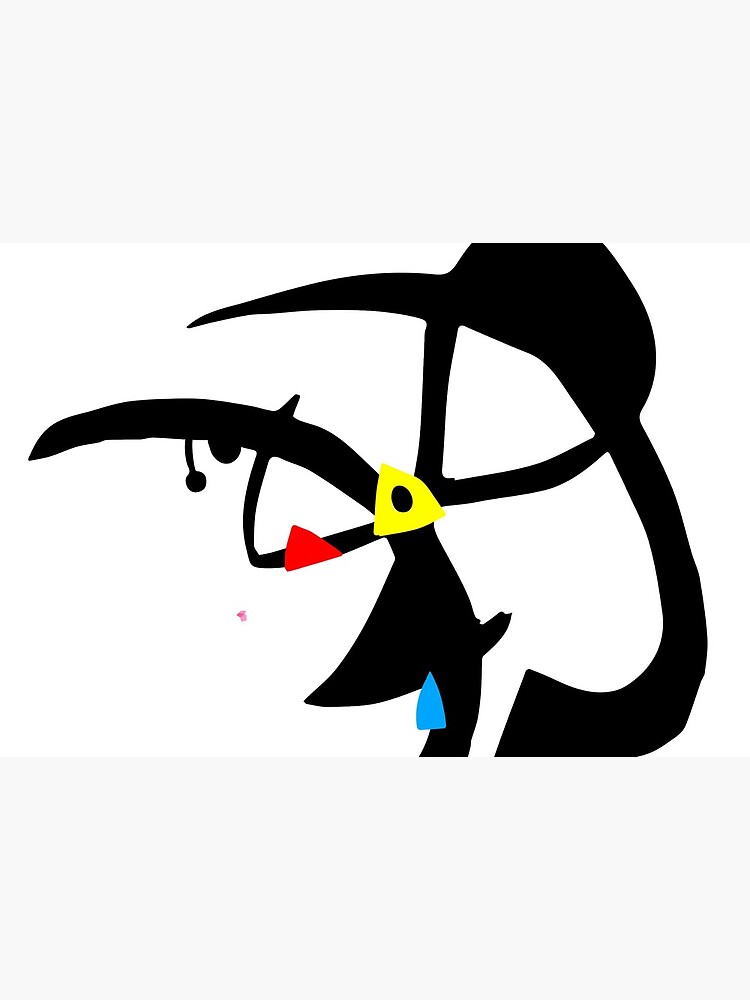 Joan Miro Two Characters Persecuted By A Bird, T Shirt, Art by clothorama