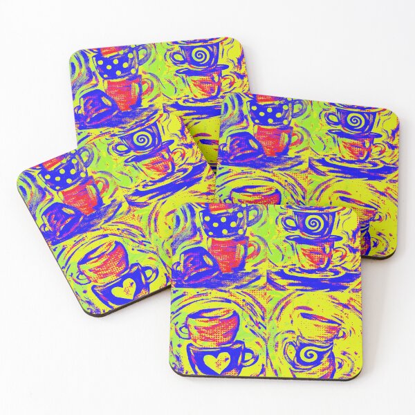 Item preview, POP ART COFFEE CUPS designed and sold by theclevercorvid.