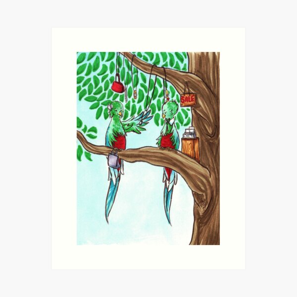 Item preview, Shopping Quetzals designed and sold by Ashley Siehler.