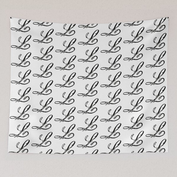 Item preview, Vintage Stylish Black and White Monogram Letter L designed and sold by Vintage-TM.