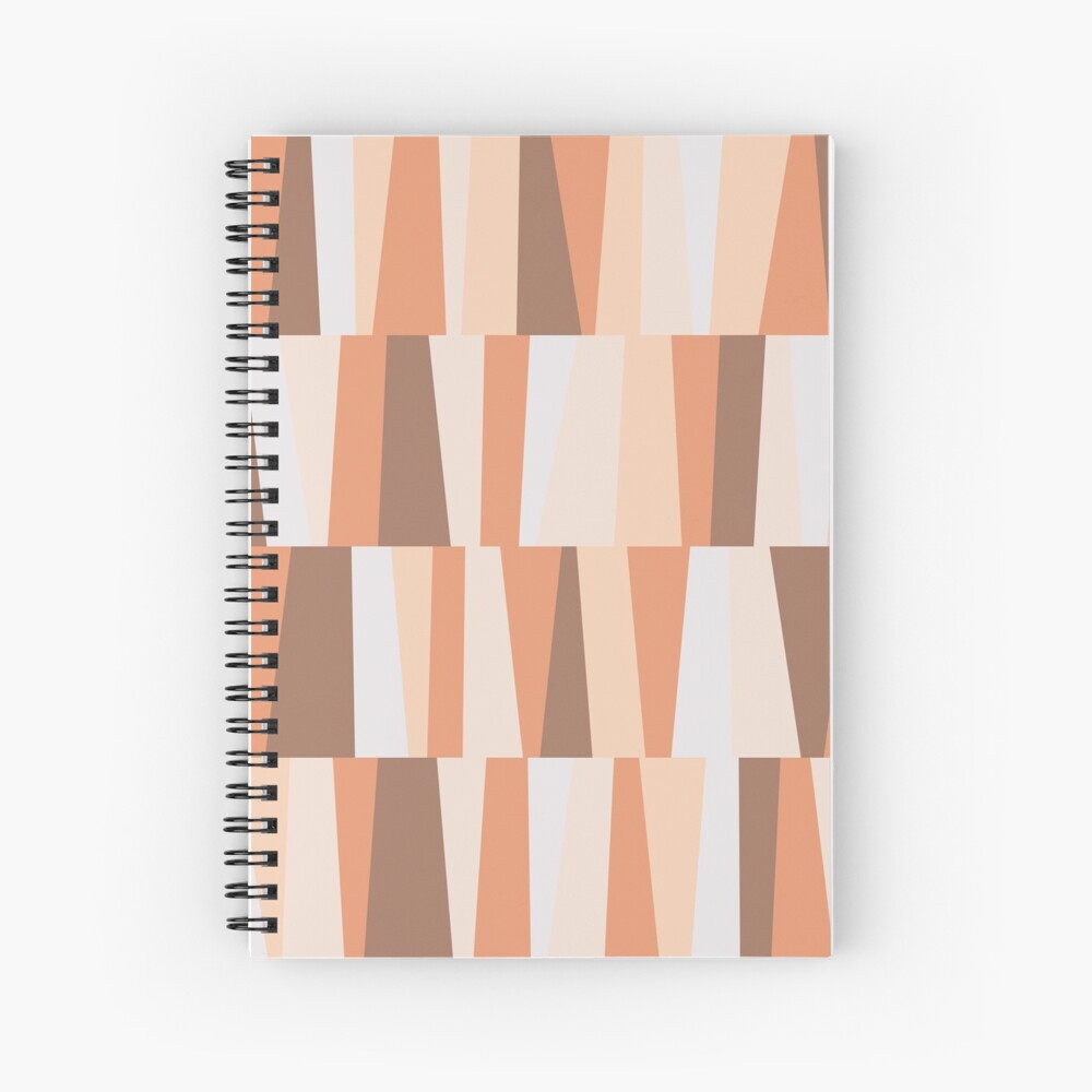 Earthy tones composition Spiral Notebook
