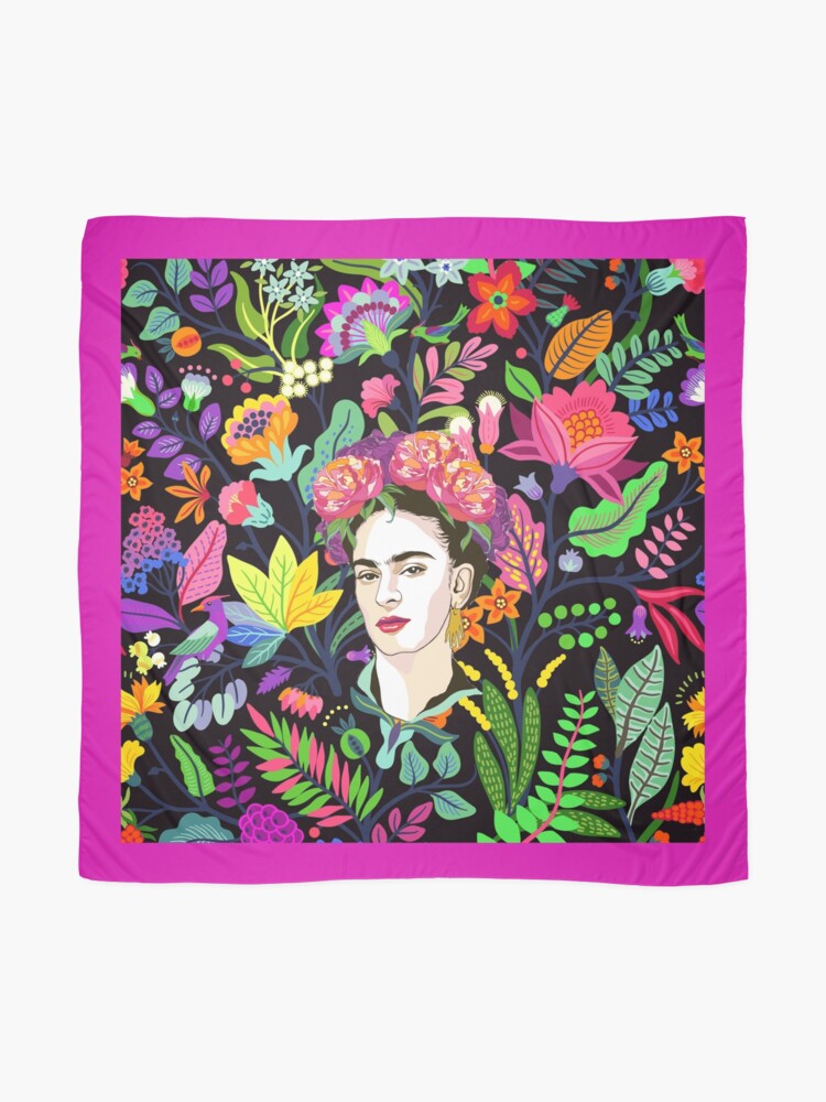 Alternate view of Frida in Bloom Scarf