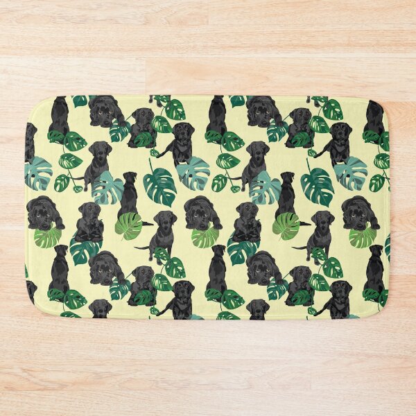 Item preview, Black Labrador Tropical designed and sold by ArtofACoonhound.