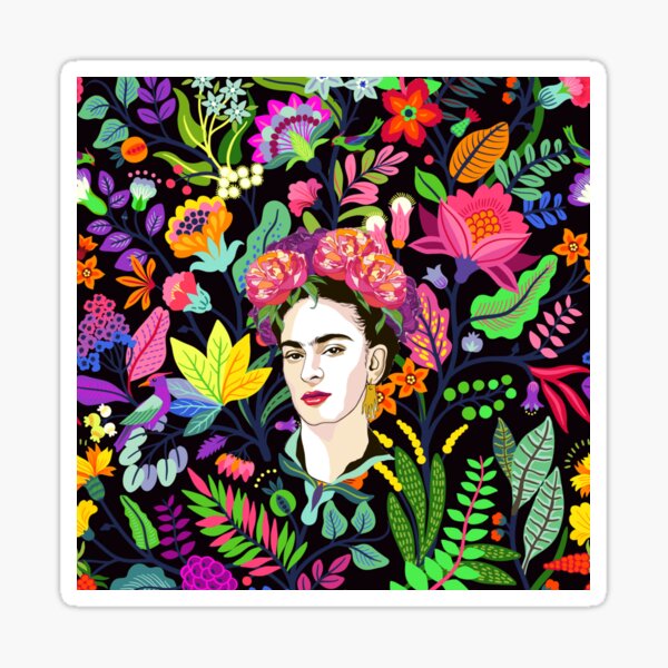 Frida in Bloom Sticker