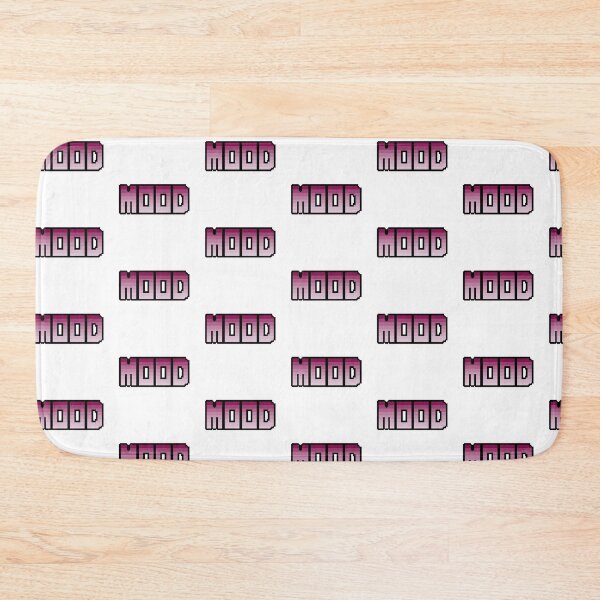 Item preview, "MOOD" - purple striped pixel art  designed and sold by mikaylawiser.